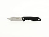 Ganzo G6803-BK Folding Pocket Knife 8CR14C Stainless Steel Blade G10 Anti-Slip Handle with Clip Hunting Fishing Camping Outdoor EDC Knife (Black)