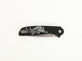 Ganzo G6803-TG Folding Pocket Knife 8CR14C Stainless Steel Blade G10 Anti-Slip Handle with Clip Hunting Fishing Camping Outdoor EDC Knife (Black Tiger Print)