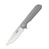 GANZO Firebird FH41-CG Pocket Folding Knife D2 Steel Blade G10 Handle with Clip Hunting Fishing Camping Outdoor EDC Knife (Grey)