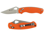 Ganzo G729-OR Folding Pocket Knife 440C Stainless Steel Blade G10 Anti-Slip Handle Hunting Fishing Camping Folder Axis Lock Outdoor EDC Knife (Orange)