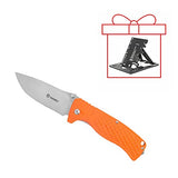 GANZO G722-OR Pocket Folding Knife 440C Stainless Steel Blade G10 Handle with Clip Camping Fishing Hunting EDC Knife (Orange)