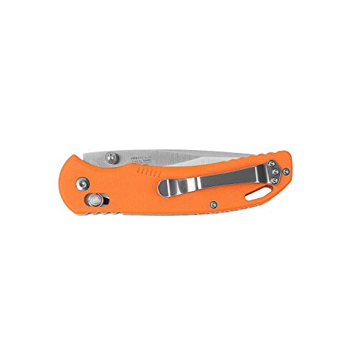  Firebird GANZO Pocket Folding Knife FH41S-OR D2 Steel Blade  G10 Handle with Clip Fishing Hunting Camping Outdoor EDC Knife (Orange) :  Sports & Outdoors