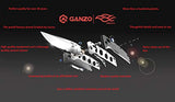 Ganzo Firebird FB7651 440C Blade G10 Handle Pocket Folding Knife EDC Tool Outdoor Survival Hunting Camping Tool