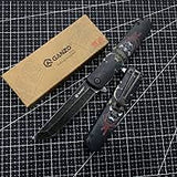 Ganzo G626-BS Folding Pocket Knife 440C Stainless Steel Blade ABS Handle with Clip Camping Fishing Hunting Outdoor EDC Knife (Black Samurai Print)