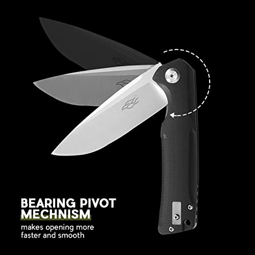  GANZO Firebird FH41 Pocket Folding Knife D2 Steel Blade G10  Handle Hunting Outdoor EDC Tool (Grey) : Sports & Outdoors