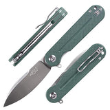 GANZO Firebird FH922-GB Pocket Folding Knife D2 Steel Blade G10 Anti-Slip Handle with Clip Camping Hunting Fishing Outdoor EDC Knife (Green)