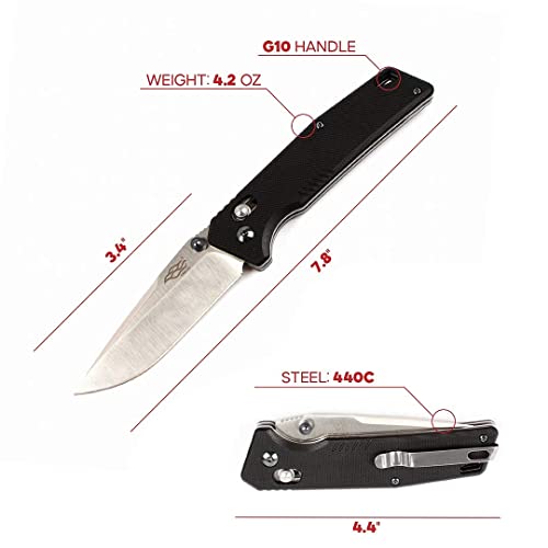 GANZO Firebird F7601 Pocket Folding Knife 440C Stainless Steel Blade G –  Ganzo