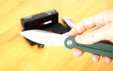 GANZO Firebird FH922-GB Pocket Folding Knife D2 Steel Blade G10 Anti-Slip Handle with Clip Camping Hunting Fishing Outdoor EDC Knife (Green)