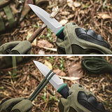 Ganzo G806-BK Fixed Blade Knife 8CR14 Stainless Steel Blade Ergonomic Anti-Slip Handle Camping Hunting Fishing Outdoor EDC Knife with Scabbard