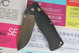 Ganzo G720 Tactical Folding Knife Multi Tool Window Breaker 440C Blade G10 Handle w/Paper Box & Draw String Bag G720