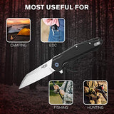 Firebird GANZO FH31 Pocket Folding Knife D2 Steel Blade Carbon Fiber Handle with Clip Hunting Fishing Folder Camping Outdoor EDC Knife