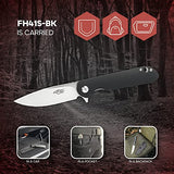 GANZO Firebird Pocket Folding Knife FH41S D2 Steel Blade G10 Handle with Clip Fishing Hunting Camping Outdoor EDC Knife