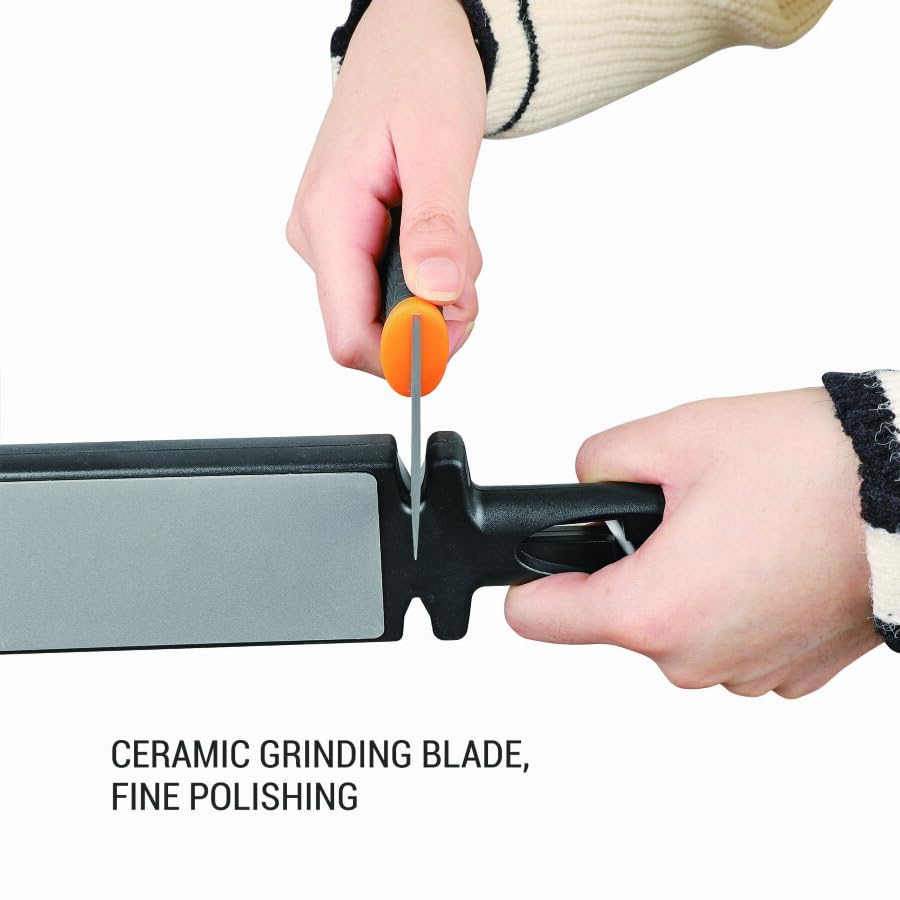 Outdoor Pocket Knife Sharpener Mini Portable Ceramic Tungsten Sharpening  Tool