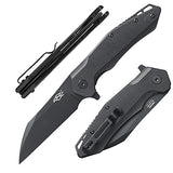 Firebird GANZO FH31 Folding Pocket Knife D2 Steel Wharncliffe Blade Ergonomic G10 Handle with Clip Hunting Fishing Flipper Camping Outdoor EDC Knife