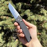 GANZO Firebird F7601 Pocket Folding Knife 440C Stainless Steel Blade G-10 Anti-Slip Handle with Clip Hunting Gear Fishing Camping Folder Outdoor EDC Knife