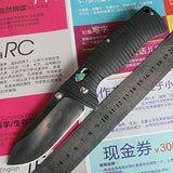 Ganzo G720 Tactical Folding Knife Multi Tool Window Breaker 440C Blade G10 Handle w/Paper Box & Draw String Bag G720